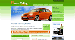 Desktop Screenshot of greenvalleyrentacar.com