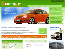 Tablet Screenshot of greenvalleyrentacar.com